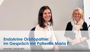 Betroffene mit endokrine Orbitopathie im Gespräch